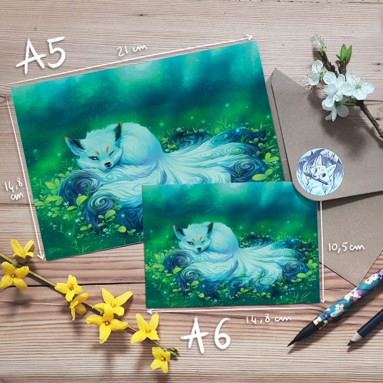Carte • Kitsune Blanc – Image 2
