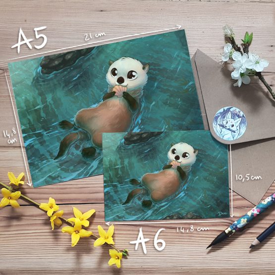 Carte • Loutre sur le Dos – Image 2