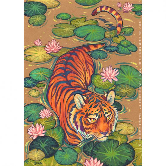 Poster • Tigre Nénuphars – Image 2