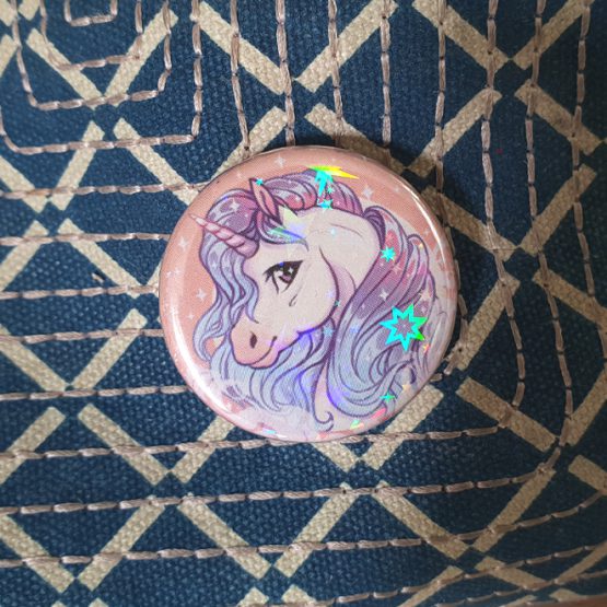 Badge/Magnet brillant • Licorne – Image 5
