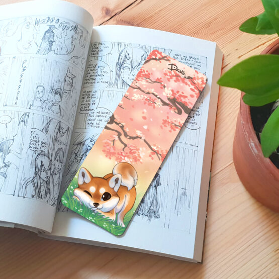 Marque-Page Poche • Shiba Roux