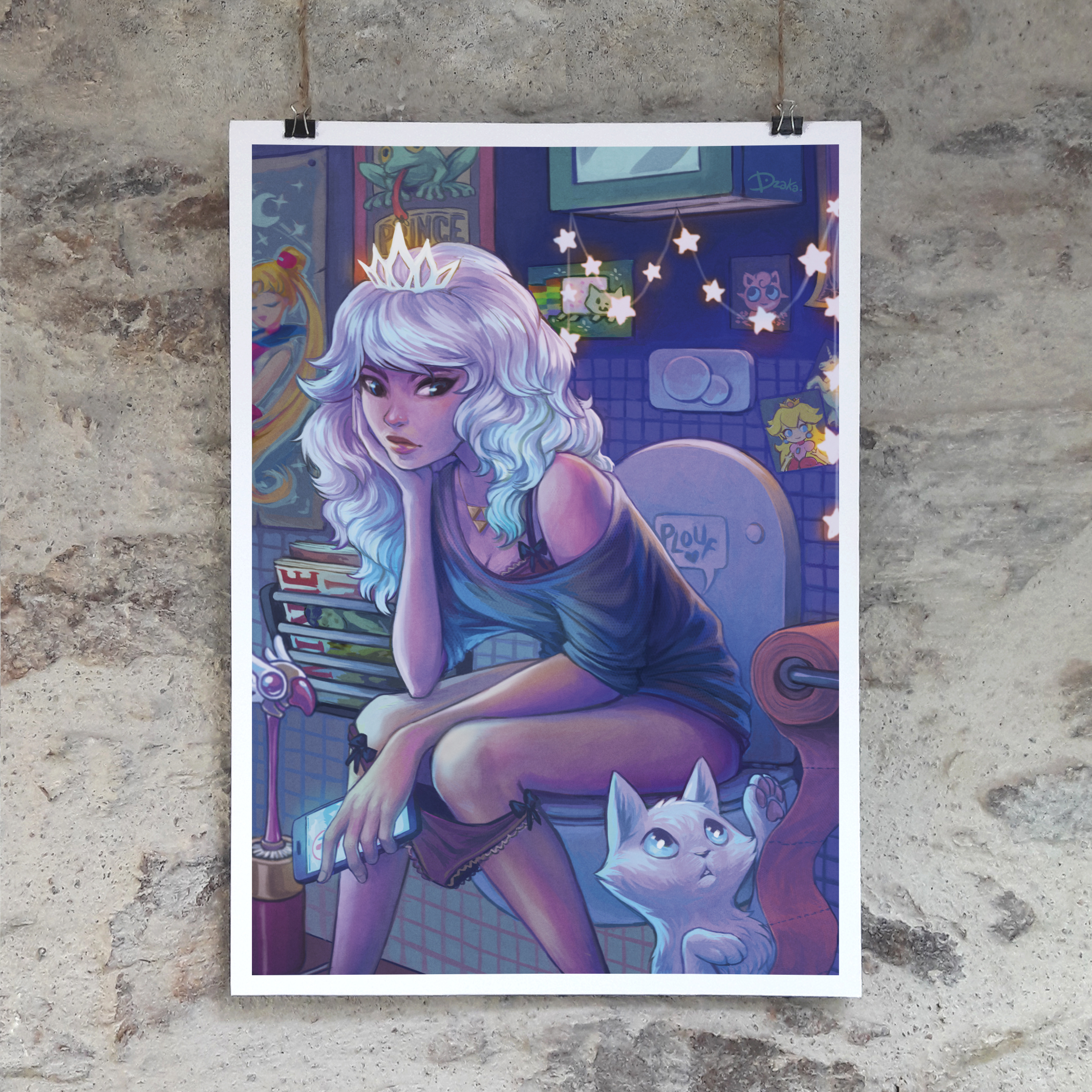 Poster Princesse Moderne Dzaka Poster Princesse Moderne Dzaka