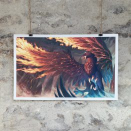 Poster accroché Anivia Volcanique