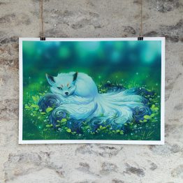 Poster accroché Kitsune