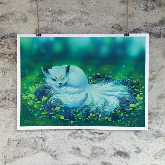 Poster • Kitsune Blanc