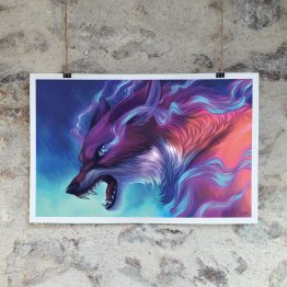 Poster accroché Noukun Rage