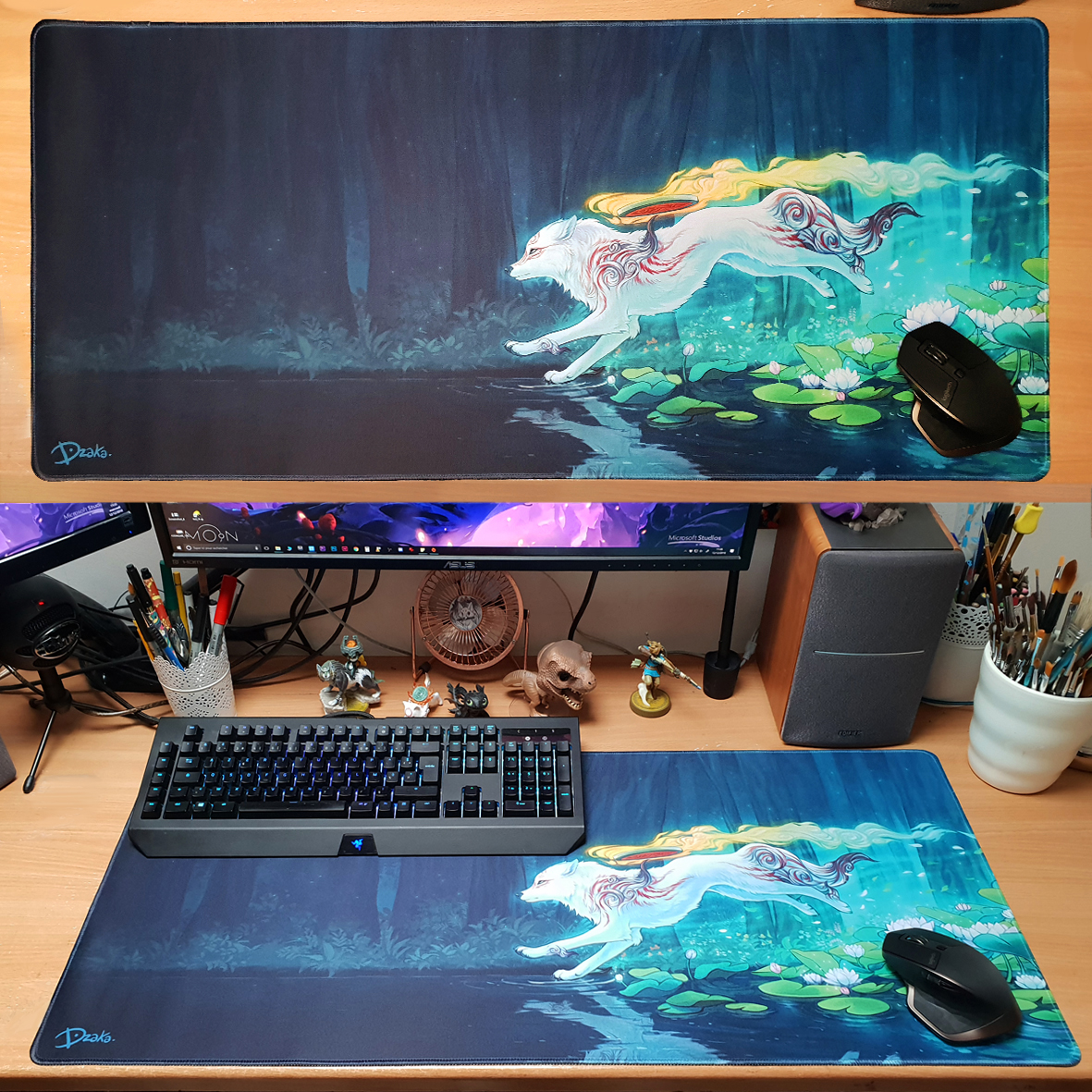 Tapis de souris XXL • Volcanic Anivia – Dzaka