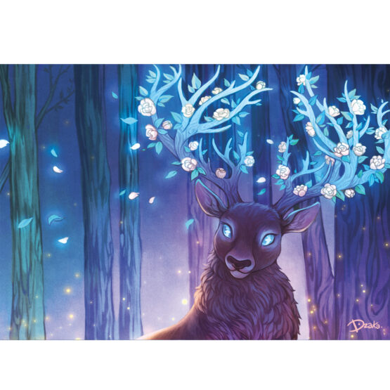 Carte • Cerf aux Bois Fleuris – Image 3