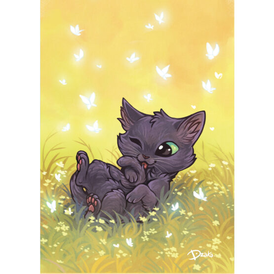 Carte • Chat Noir Papillons – Image 2