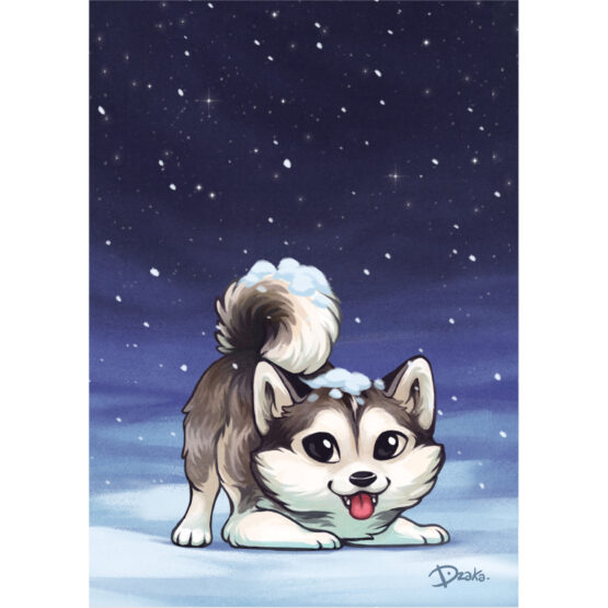 Carte • Malamute Chibi – Image 2