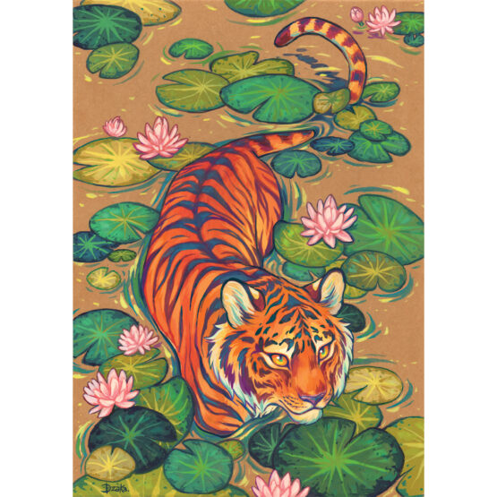 Carte • Tigre aux Nénuphars – Image 2