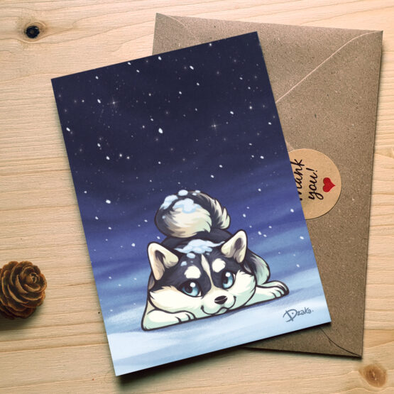 Carte • Husky Chibi