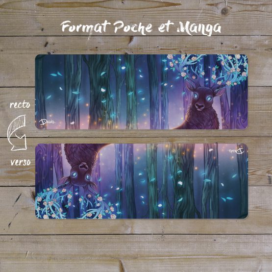 Marque-Page Poche • Cerf aux Bois Fleuris – Image 2