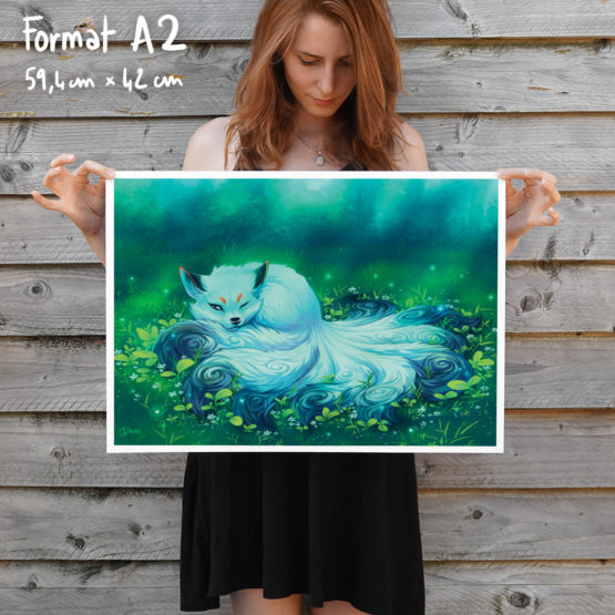 Poster • Kitsune Blanc – Image 3