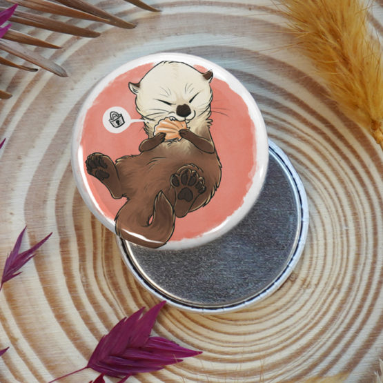 Badge/Magnet • Loutre agacée