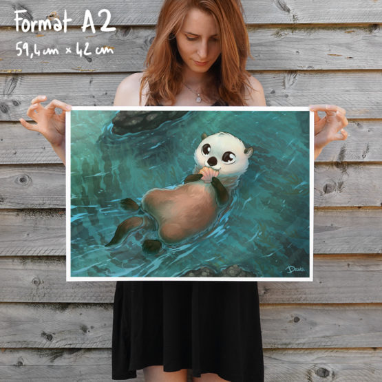 Poster • Loutre Gourmande – Image 2