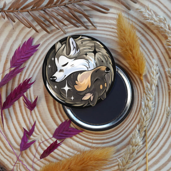 Badge/Magnet • Naya Ori Yin Yang – Image 3