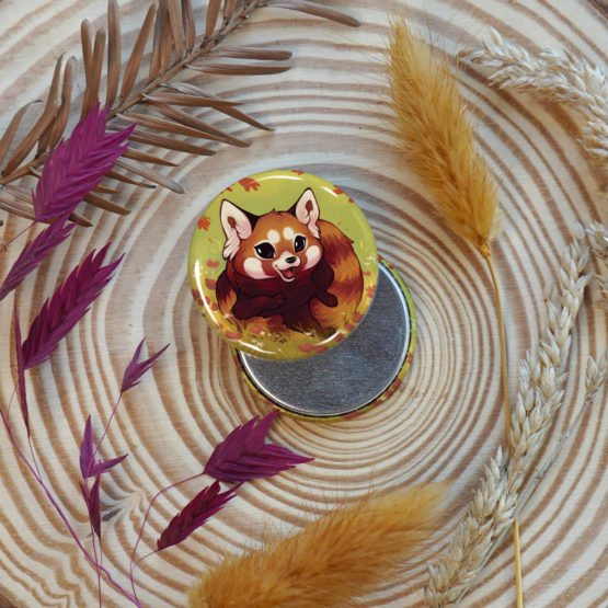 Badge/Magnet • Panda Roux – Image 3
