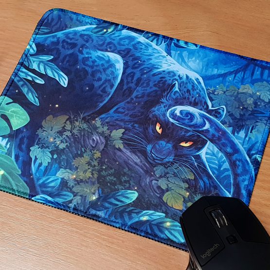 Tapis de Souris • Panthère Galaxie