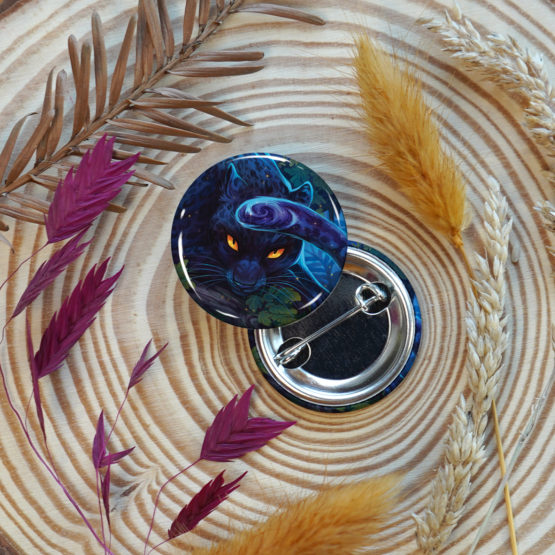 Badge/Magnet • Panthère Galaxie – Image 2