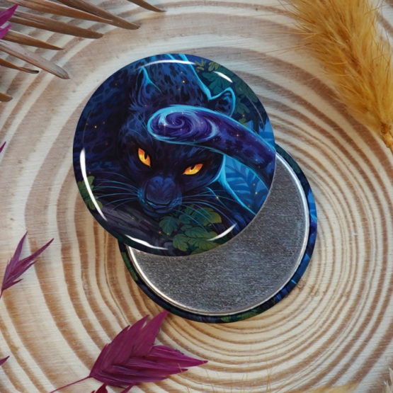 Badge/Magnet • Panthère Galaxie