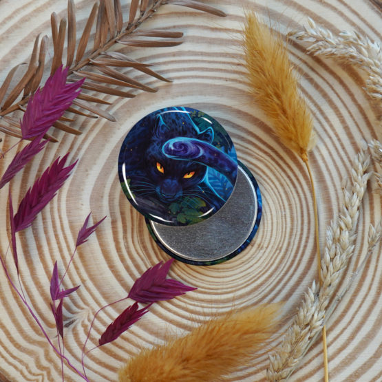 Badge/Magnet • Panthère Galaxie – Image 3