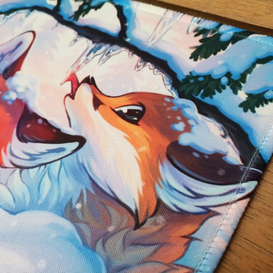 Tapis de Souris • Renardeaux de Noël – Image 8