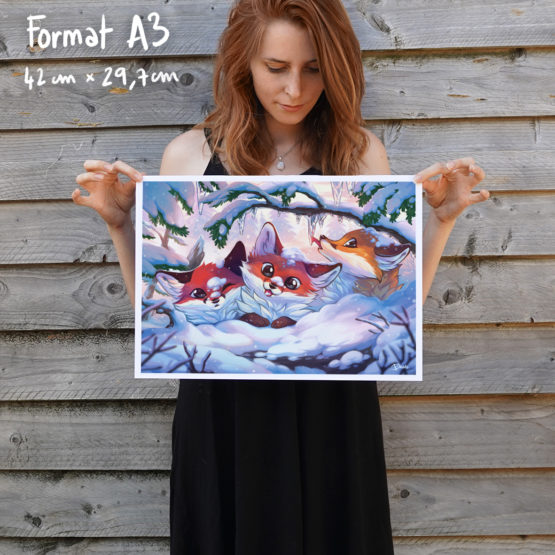 Poster • Renardeaux de Noël – Image 2