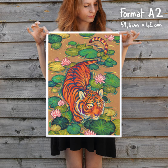 Poster • Tigre Nénuphars – Image 4