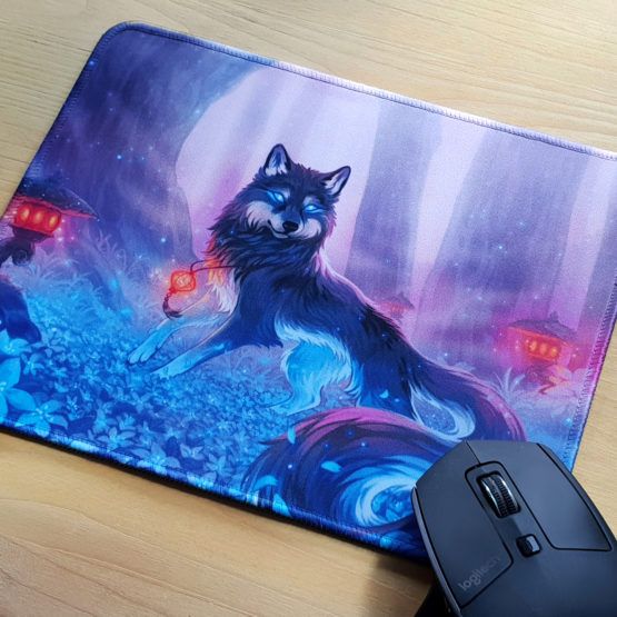 Tapis de Souris • Loup Lanterne