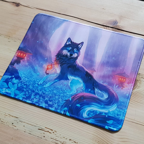 Tapis de Souris • Loup Lanterne – Image 3