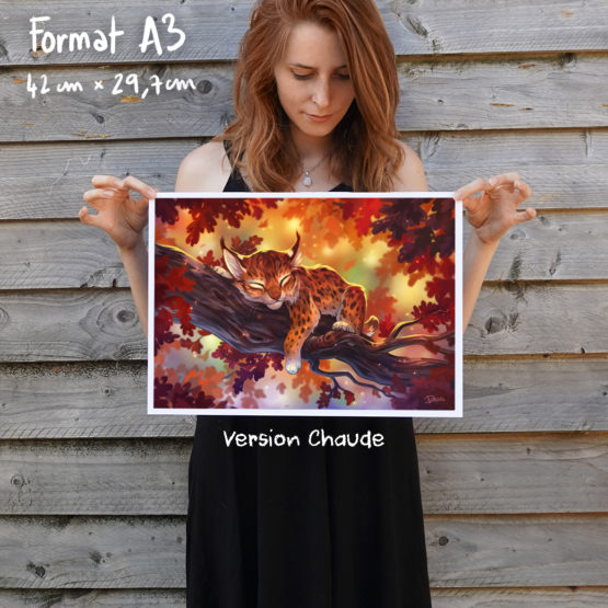 Poster • Lynx Automne (2 variantes) – Image 6