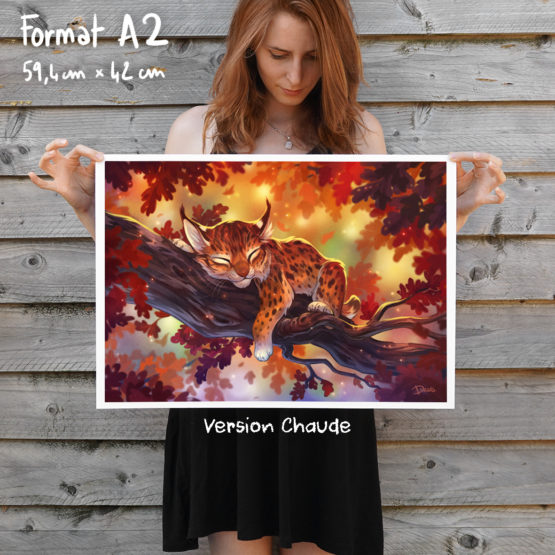 Poster • Lynx Automne (2 variantes) – Image 4