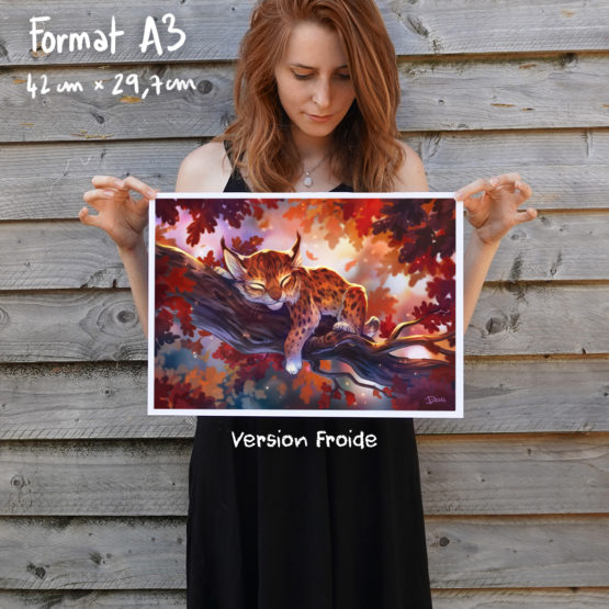 Poster • Lynx Automne (2 variantes) – Image 5