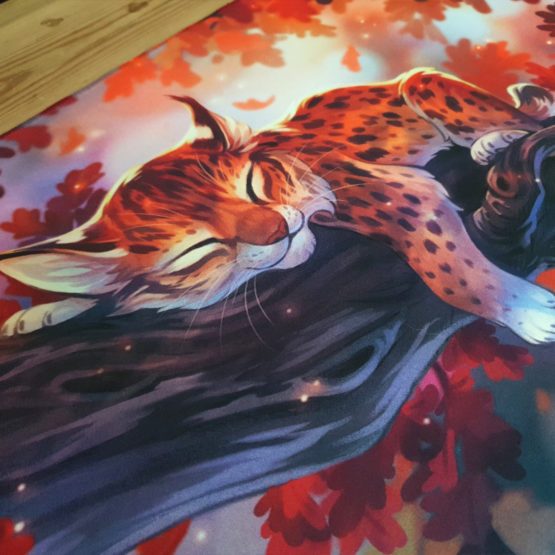 Tapis de souris XXL • Lynx Automne – Image 5