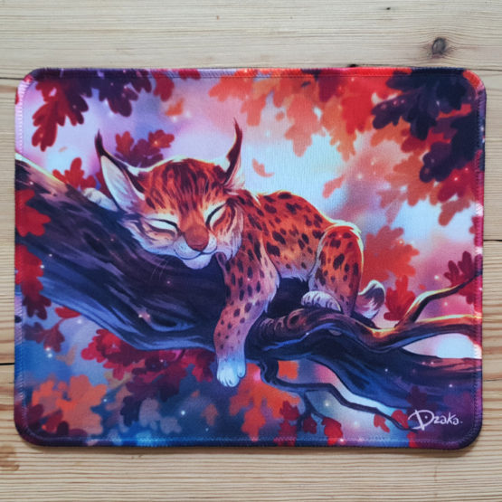 Tapis de Souris • Lynx Automne – Image 2