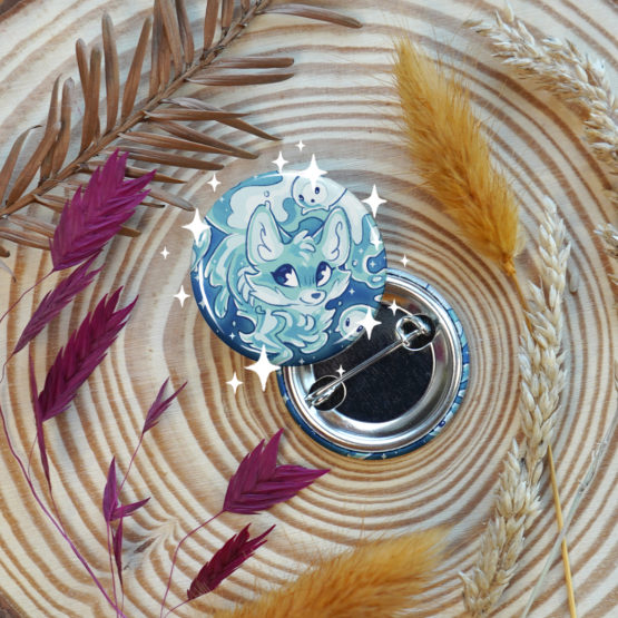 Badge/Magnet • Fox Ghost – Image 2