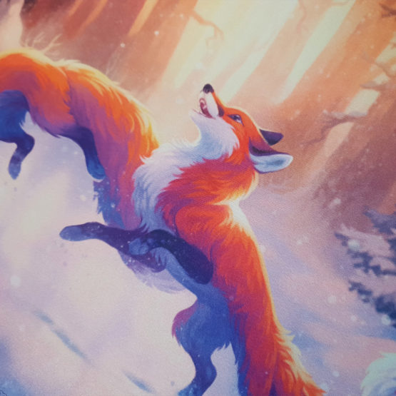 Tapis de souris XXL • Renards Premières Neiges – Image 6