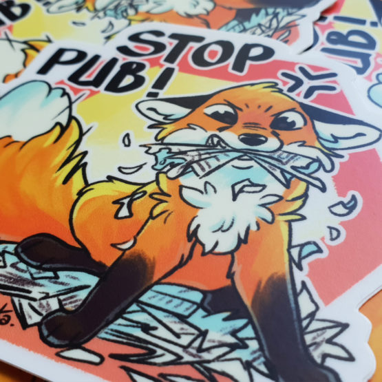 Stickers Stop Pub • Renard Rageux – Image 2