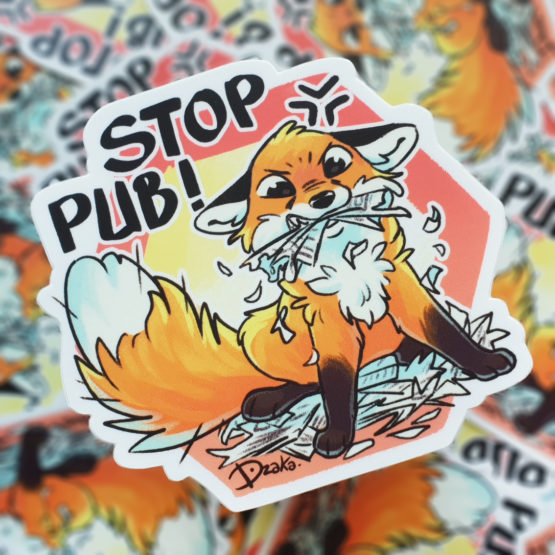 Stickers Stop Pub • Renard Rageux – Image 3