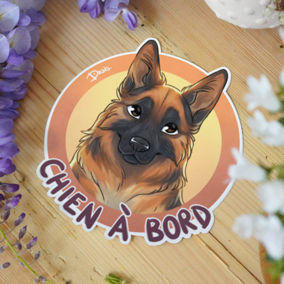 Sticker Auto • Berger Allemand – Image 3