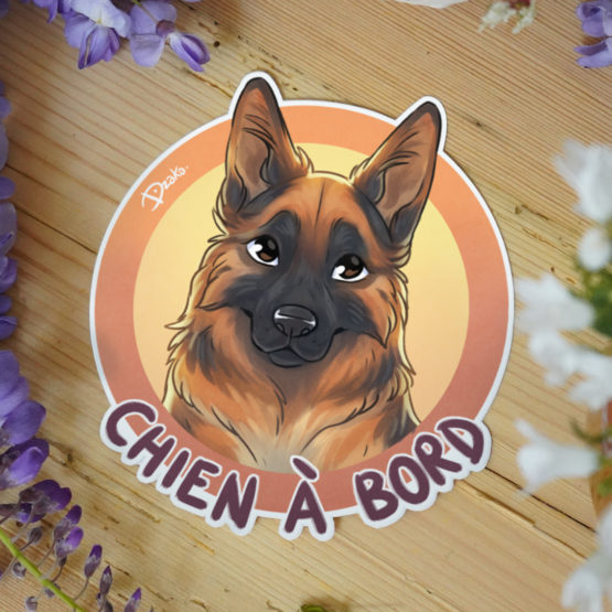 Sticker Auto • Berger Allemand – Image 2