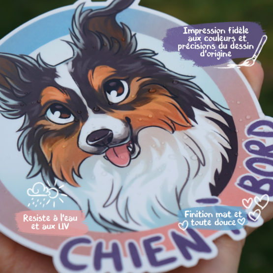 Sticker Auto • Berger Blanc Suisse – Image 4