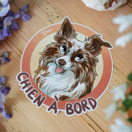 Sticker Auto • Border Collie • 5 Coloris – Image 11