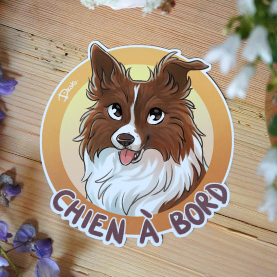 Sticker Auto • Border Collie • 5 Coloris – Image 6