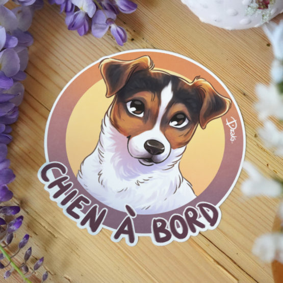 Sticker Auto • Jack Russel • 2 Coloris – Image 5