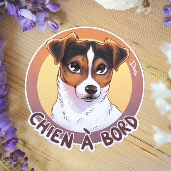 Sticker Auto • Jack Russel • 2 Coloris – Image 4