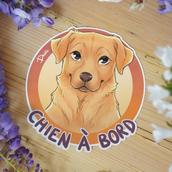 Sticker Auto • Labrador • 3 Coloris – Image 4