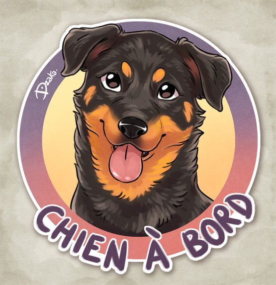 Sticker Auto • Beauceron • 2 Coloris – Image 3