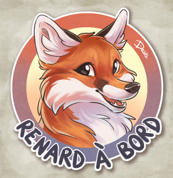 Sticker Auto • Renard